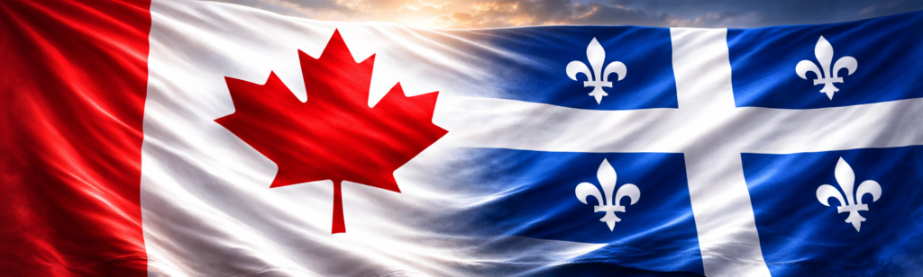 BestFused_Canadian and Quebec flagsCropped2